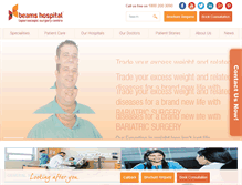 Tablet Screenshot of beamshospitals.com